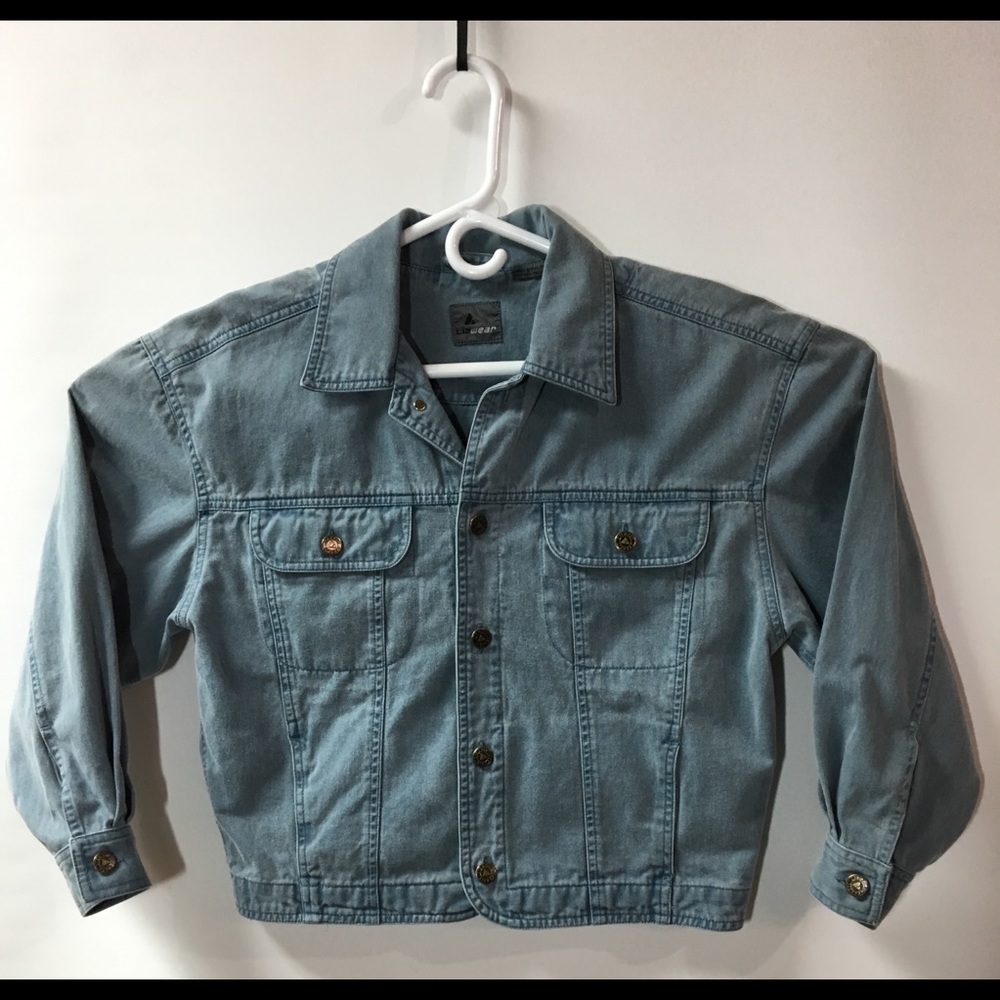 Liz wear  Jean jacket medium‎ green